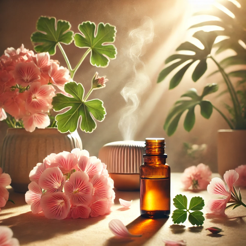 Harmonisez vos émotions avec l’huile essentielle de Géranium rosat