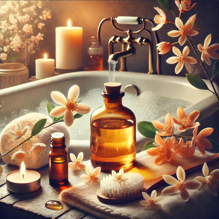 Profitez d’un bain relaxant avec l’huile essentielle de Néroli
