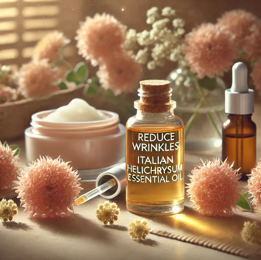Réduisez les rides avec l’huile essentielle d’Hélichryse italienne